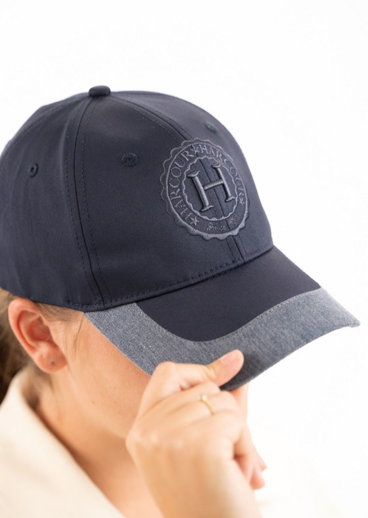 Capari Sports Cap in Denim & Navy