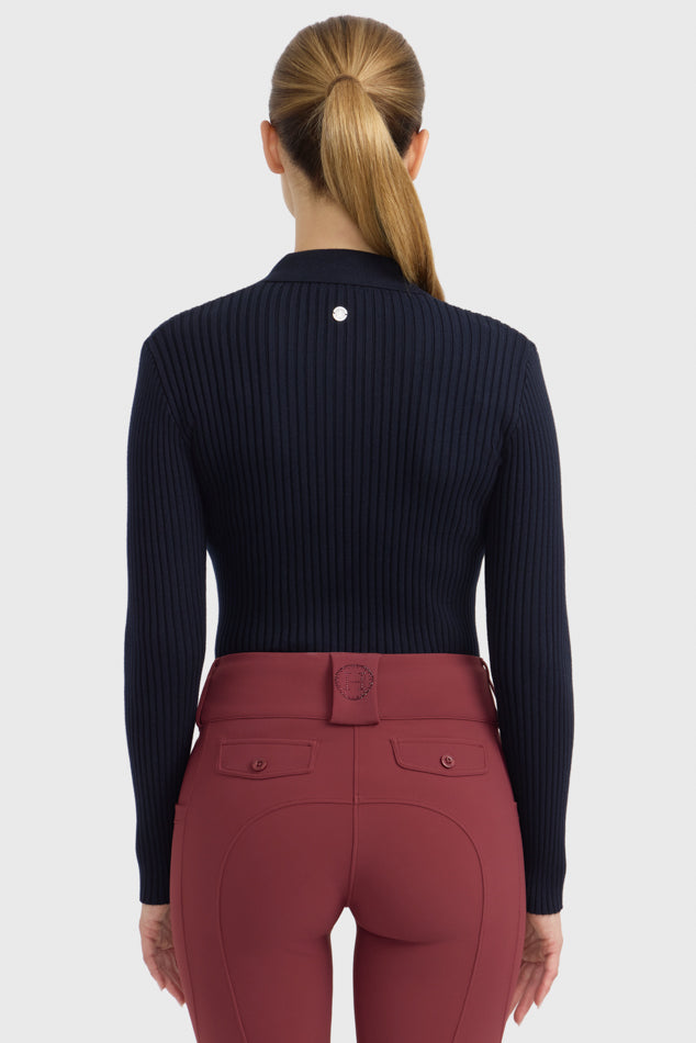 Celeste Women's Ribbed Sweater Harcour USA