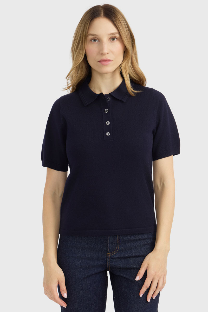 Cherry Women's Short Sleeve Polo Harcour USA