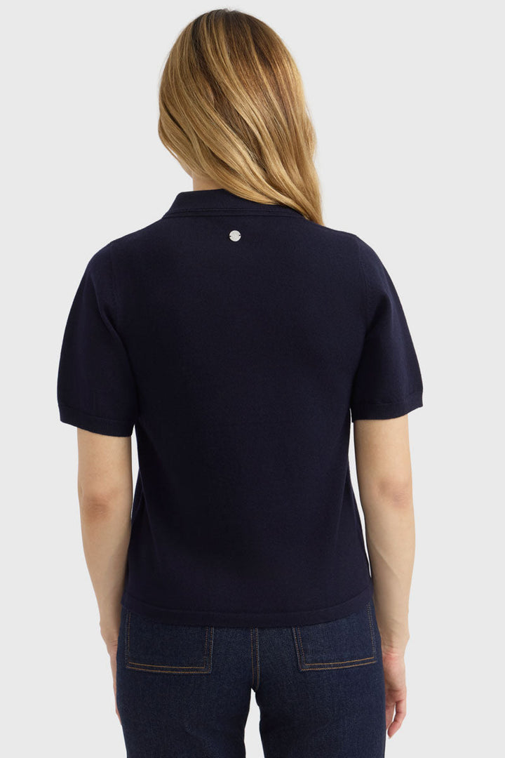 Cherry Women's Short Sleeve Polo Harcour USA