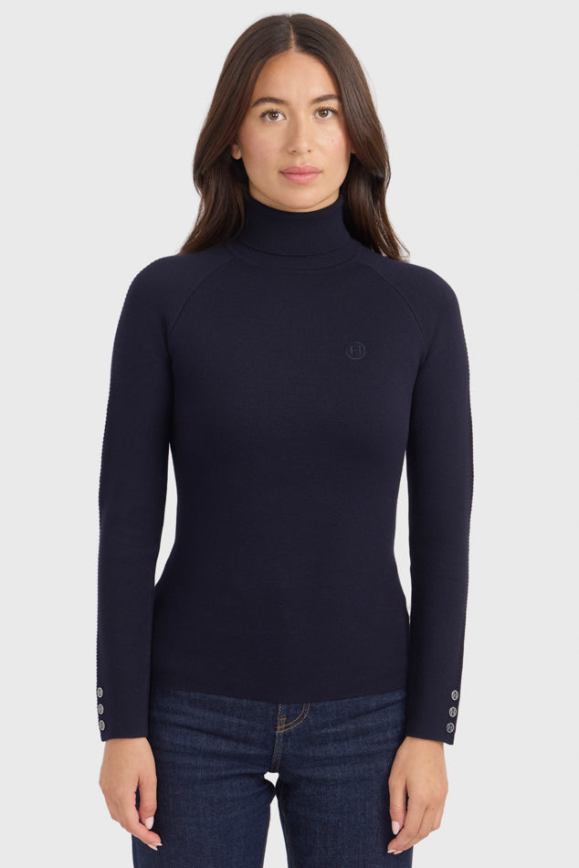 Christina Women's Turtleneck Sweater Harcour USA
