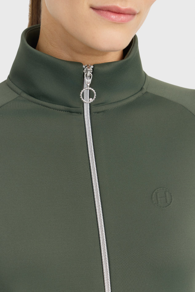 Clotilde Women's Zip-Up Light Jacket Harcour USA