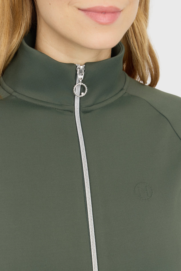 Clotilde Women's Zip-Up Light Jacket Harcour USA