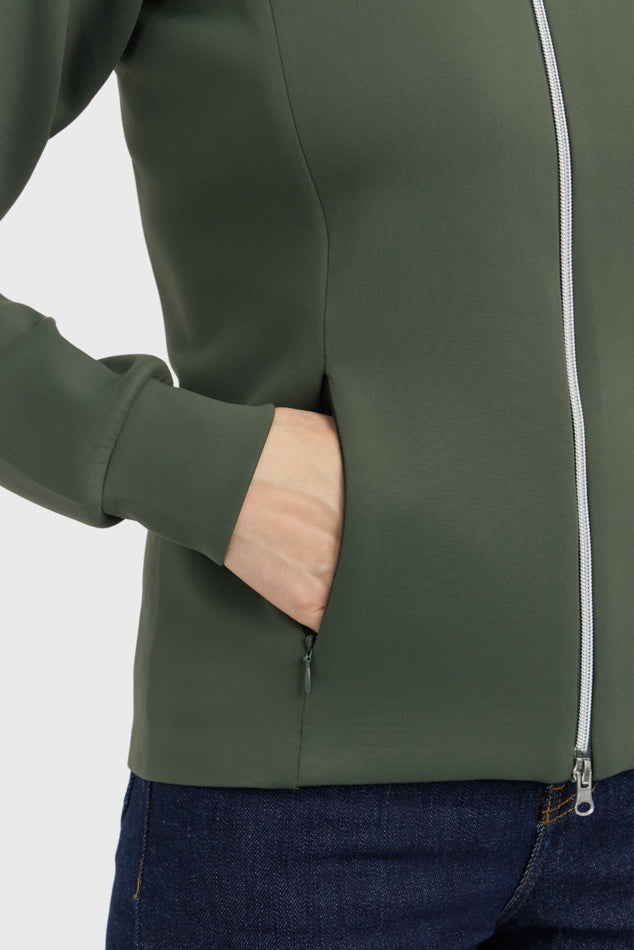 Clotilde Women's Zip-Up Light Jacket Harcour USA