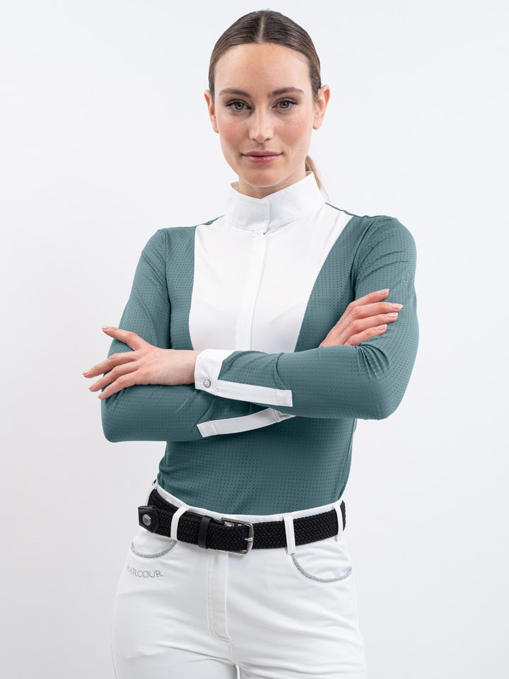 Coco Womens Long Sleeve Competition Polo