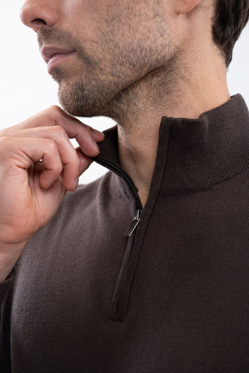 Parmo Unisex Pullover 1/4 Zip Sweater