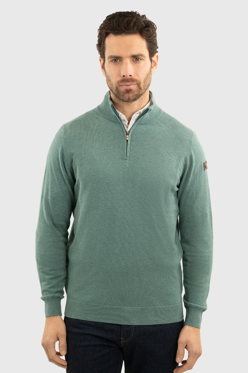 Parmo Unisex Pullover 1/4 Zip Sweater