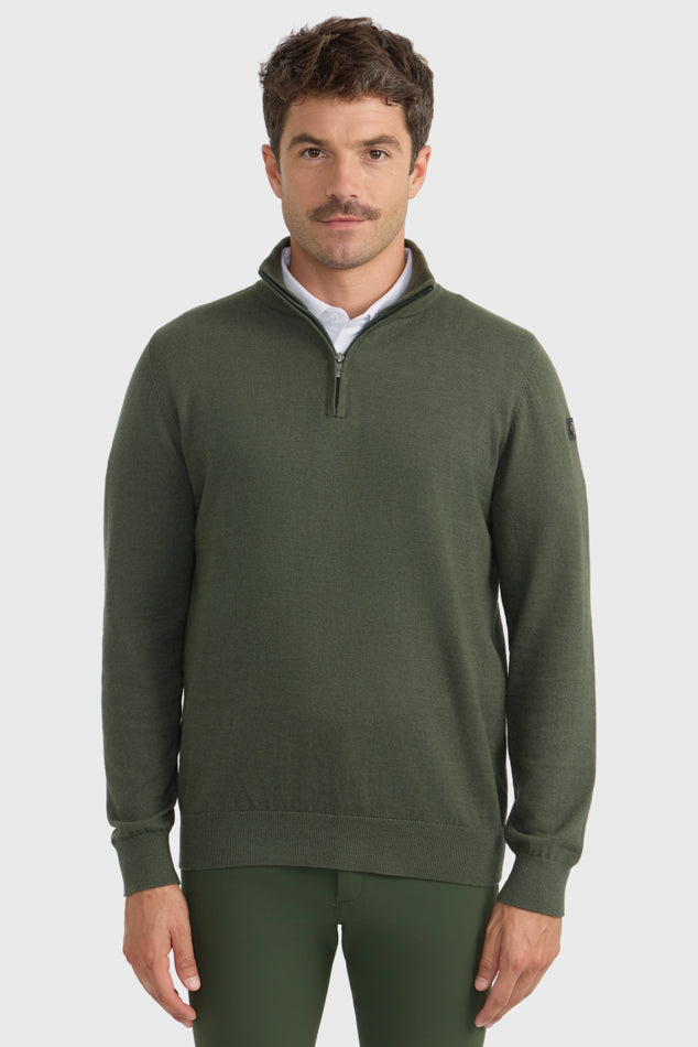 Parmo Unisex Pullover 1/4 Zip Sweater Harcour USA