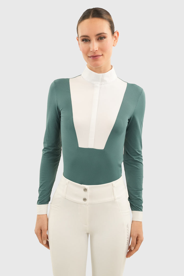 Coco Womens Long Sleeve Competition Polo