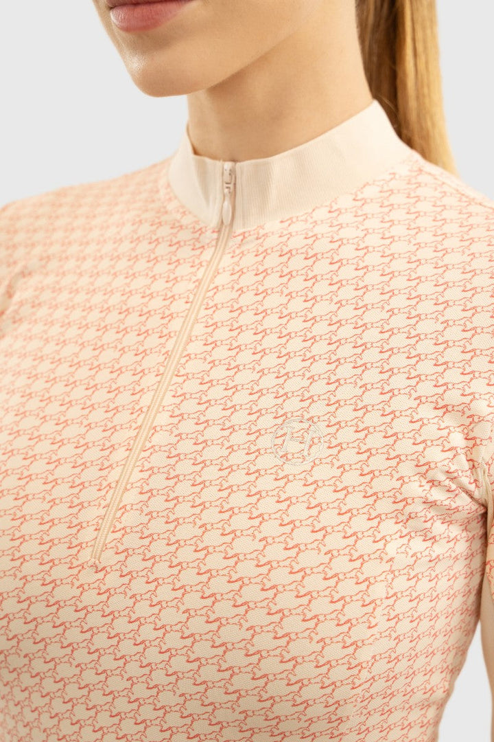 Tess - Long Sleeve Technical Riding Polo Harcour USA