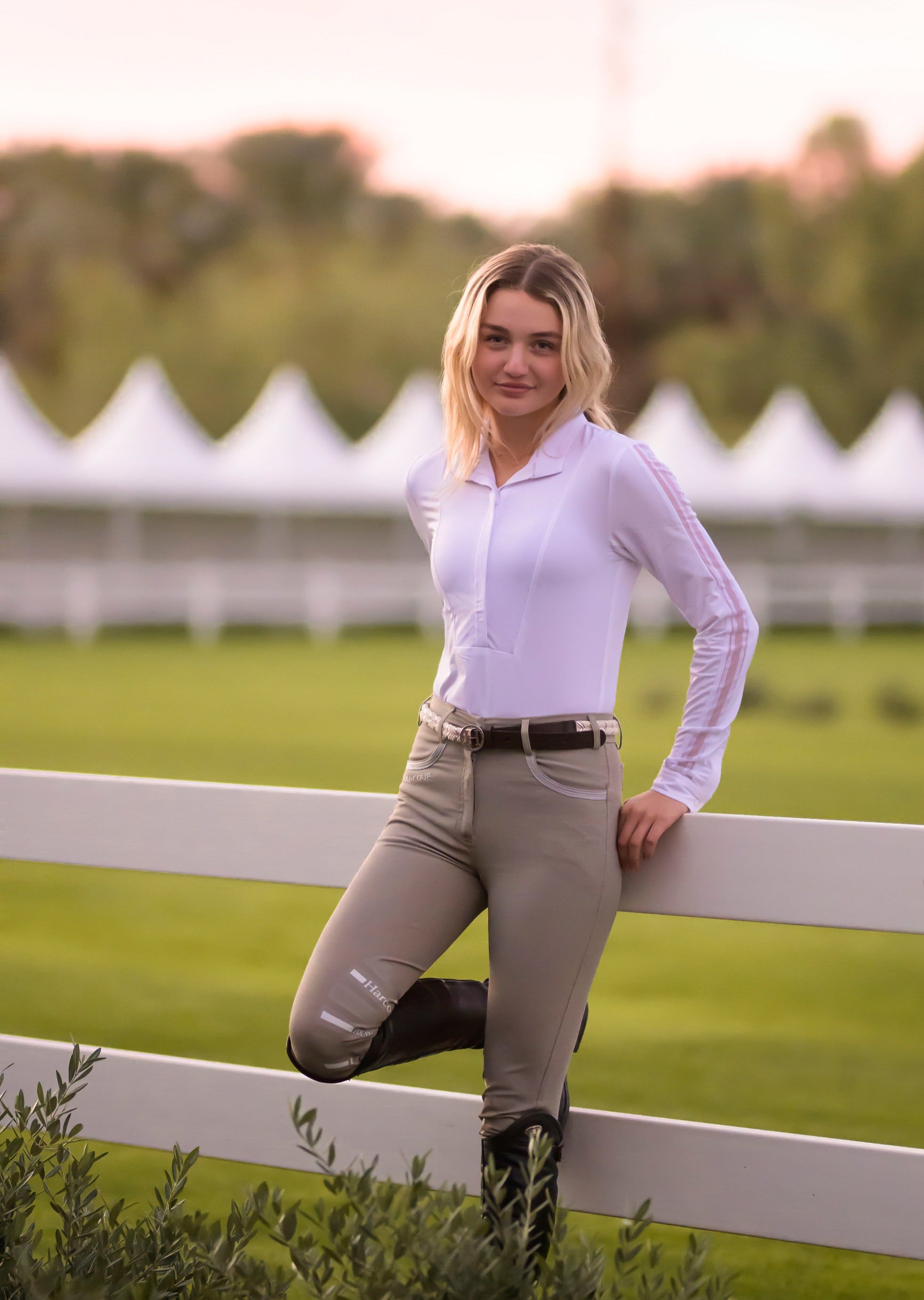 Cassi Womens Long Sleeve Competition Shirt – Harcour USA