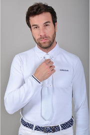 Piano Mens long sleeve polo